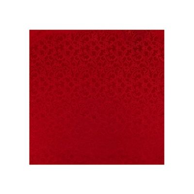 Red jacquard pocket square